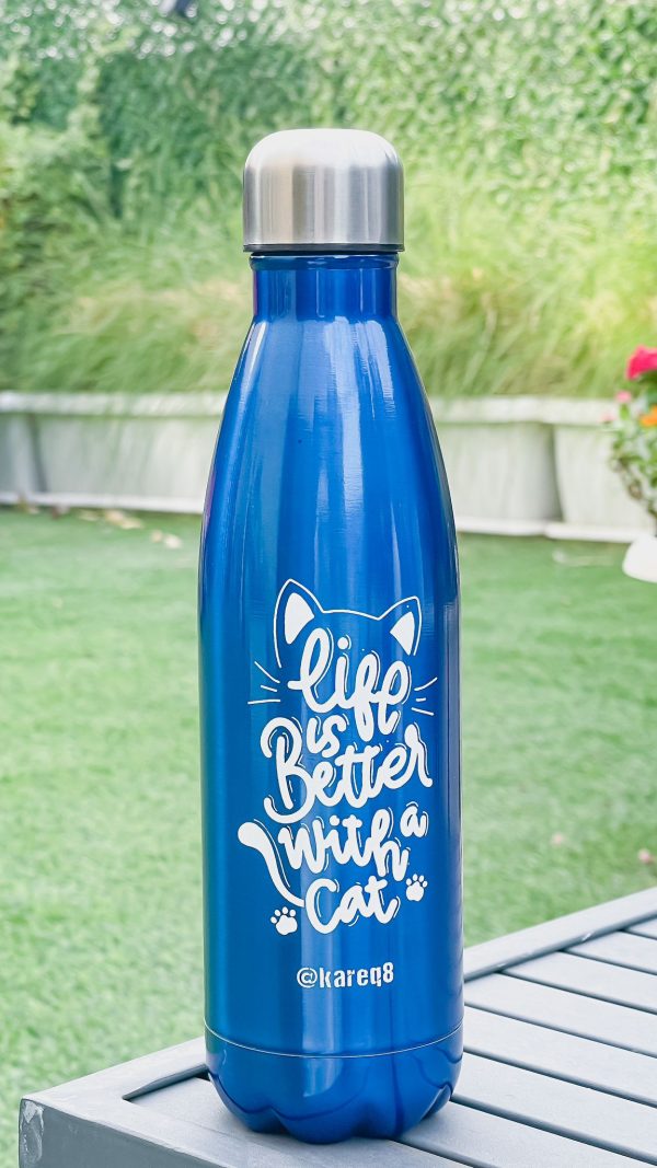 Life is better with Cats Bottle