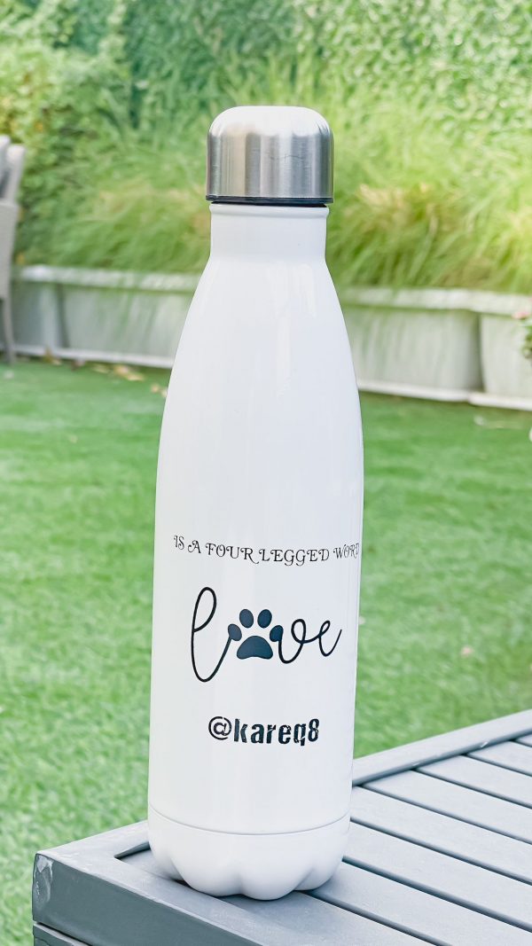 Love is a four legged word Bottle