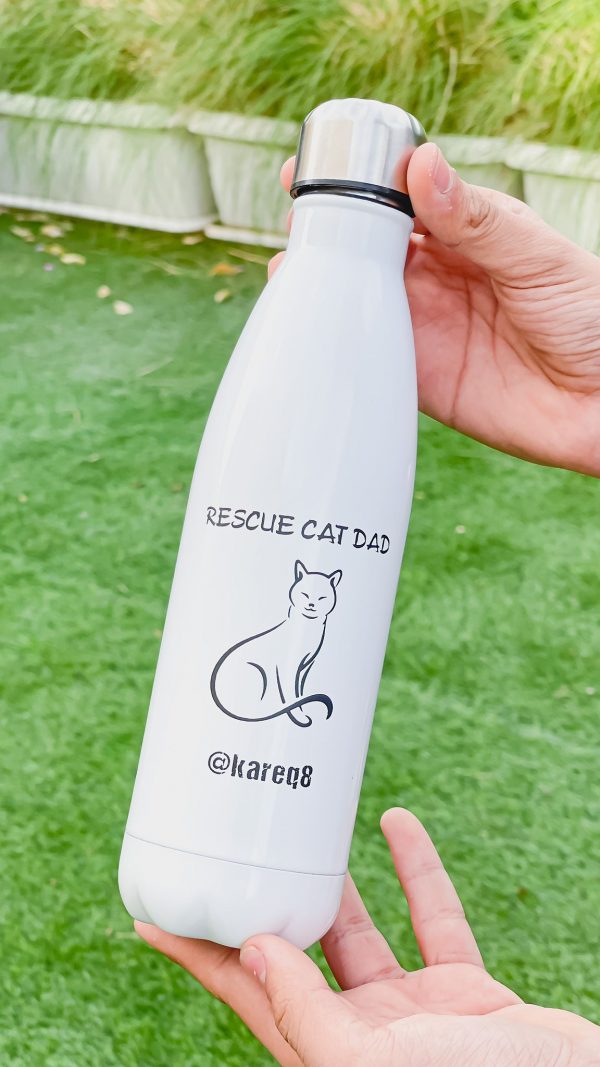 Rescue Cat mom Bottle